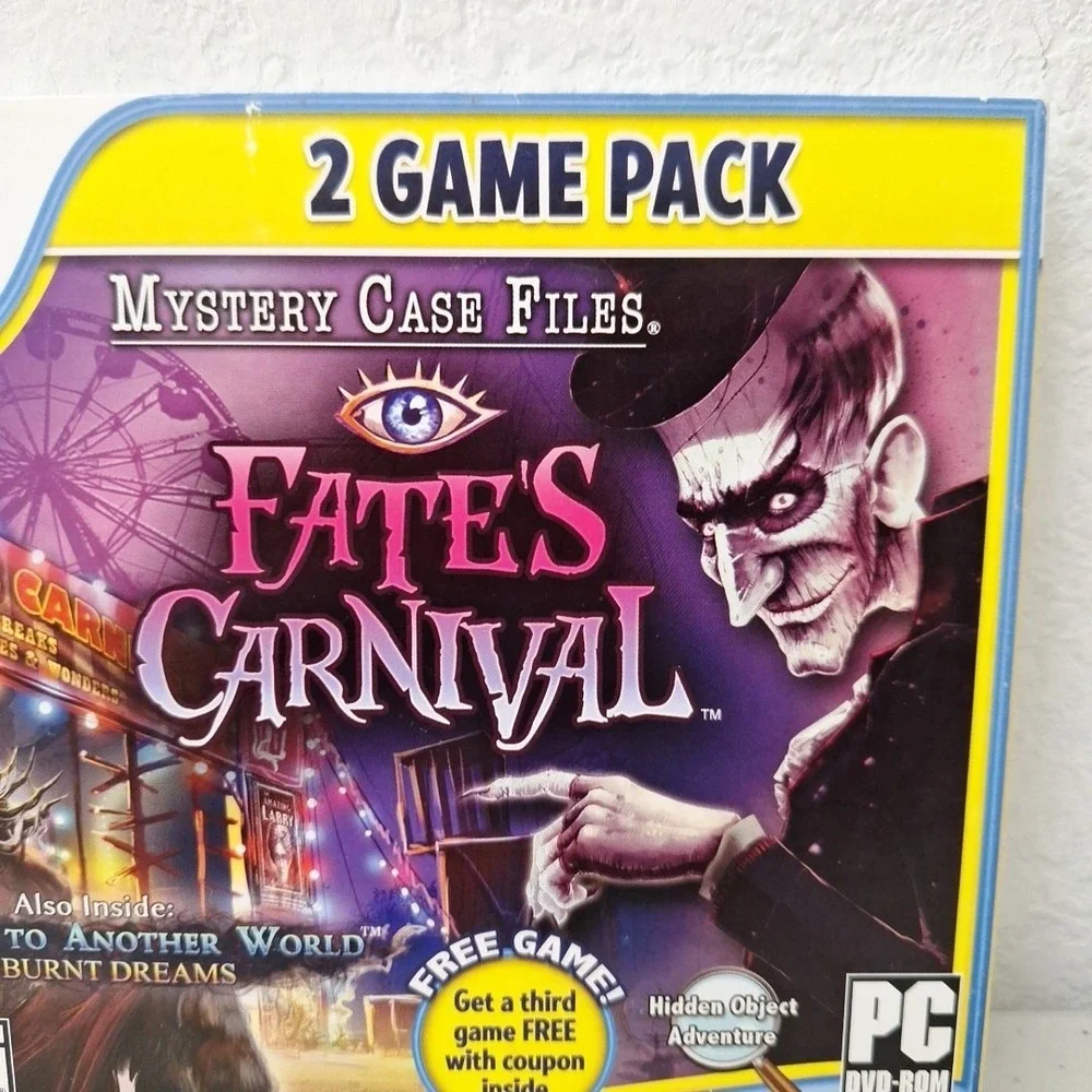 Mystery Case Files: Fate's Carnival PC DVD-ROM Hidden Object Game Big Fish Games